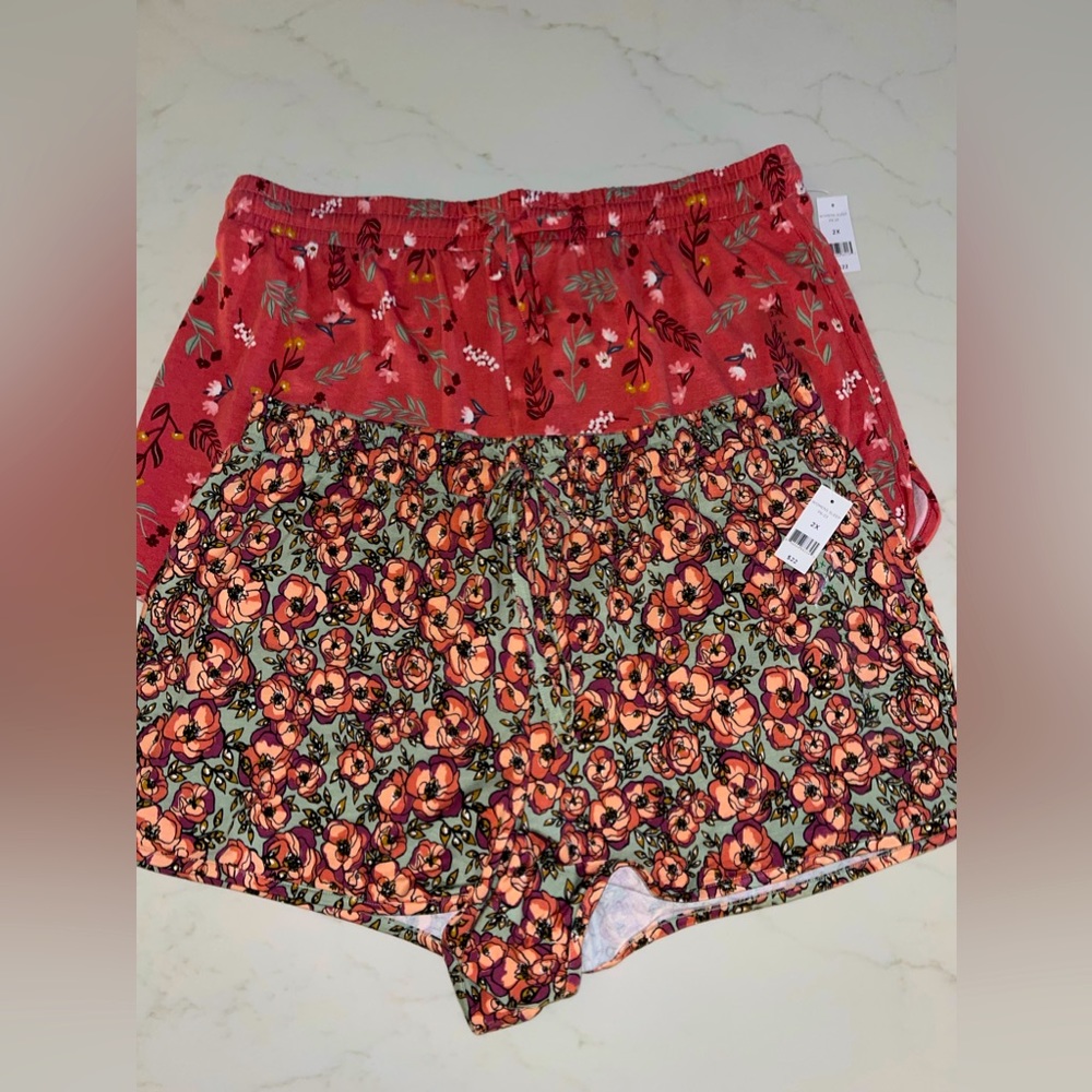 Dip Women’s Sleep Shorts‎ Size 2X Bundle (2)